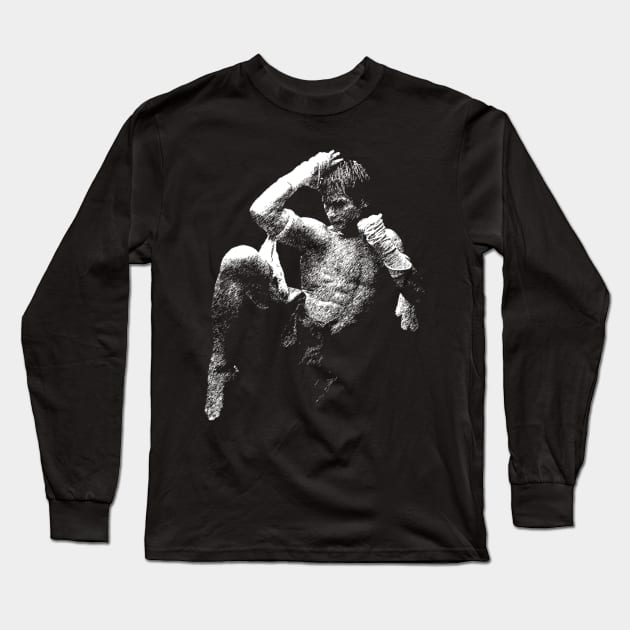 Tony Jaa Long Sleeve T-Shirt by ArcaNexus